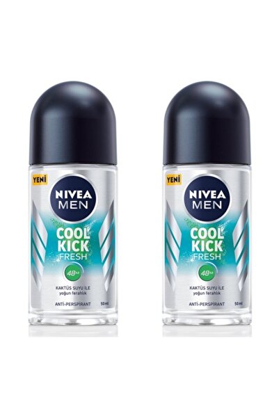 NIVEA Cool Kick Fresh 50 Ml Rool On(2 Adet)