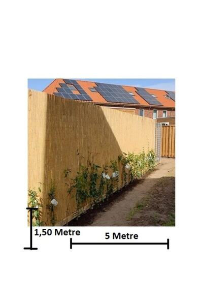 tunalar Bambu Kamış Hasır 1,50 Metre X 5 Metre