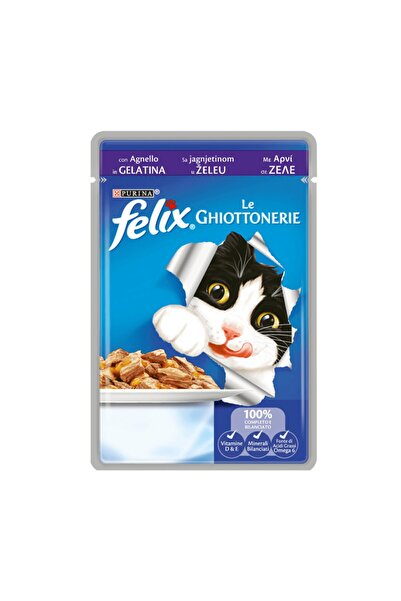 Purina Felix Yaş Kedi Maması Kuzu Etli