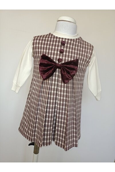 moms and babies Κοριτσάκι Baby Badili Gilet Φόρεμα καρό σχέδιο 0-5 ετών