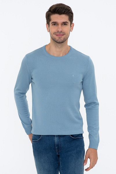 Pierre Cardin Μπλε ανδρικό πουλόβερ G021SZ0TK.000.1256251