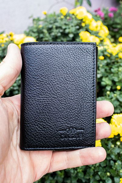 GUZZYLife Genuine Leather Black Men's Wallet