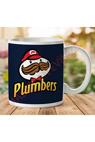 ART HEDİYE كوب سوبر ماريو برينجلز ماريو مطبوع على الجانبين