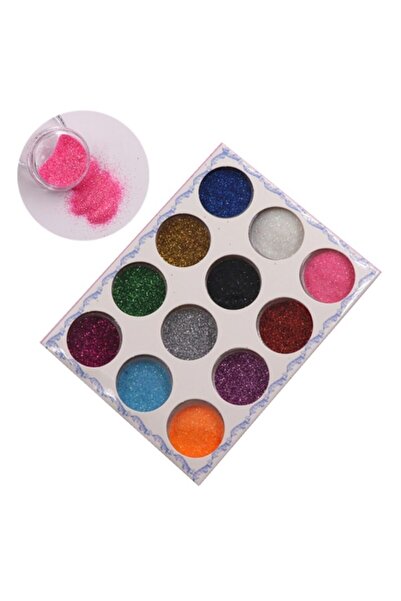 Venalisa 12'li Paket Sim Seti Protez Tırnak Nail Art Sim Tozu