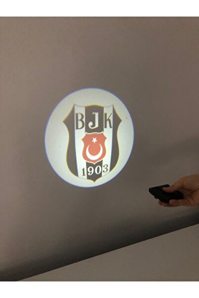 Genel Markalar Bjk Uyumlu Araba Kapı Altı Led Hayalet Logo Pilli Yapıştırmalı 2 Adet