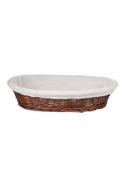 Epinox Wicker Cloth Bread Basket Oval 24cm Es-2417r