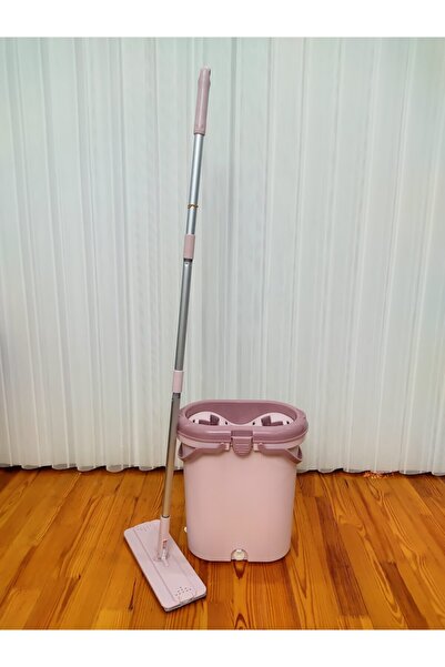 Gerçektrend Trio Tablet Mop 3 Bölmeli Yer Duvar Silme Flat Tablet Mop Sıkmalı...