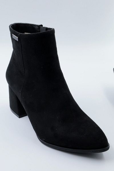 PASSAGE SHOES 5054 Μαύρες σουέτ γυναικείες χειμερινές μπότες
