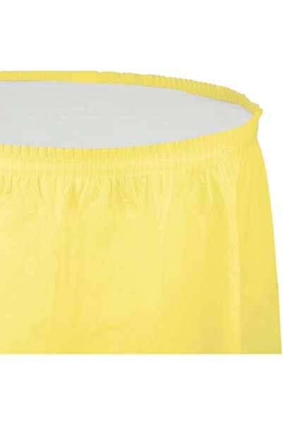 Parti Dünyası Kanarya Sarısı Masa Eteği 74 X 426 Cm