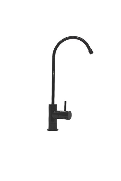 Rainwater Tekli Ledli Siyah Renk Su Arıtma Musluğu