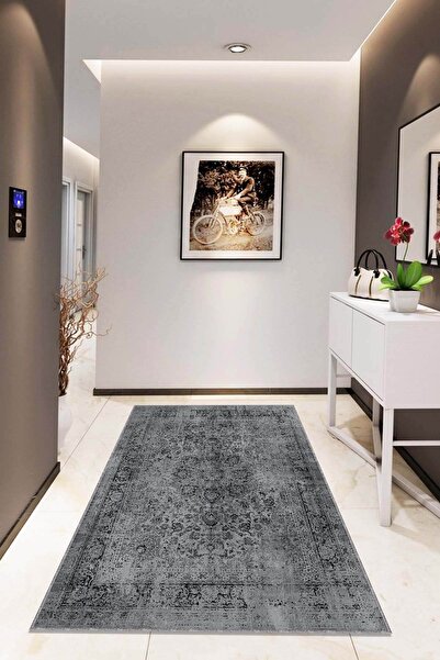 RugViva Kaymaz Tabanlı Makinede Yıkanabilir Halı Rv277 Vintage