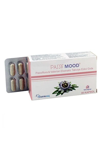Passif Mood Passiflora Ve Kediotu Ekstraktı Takviye Edici Gıda 30 Kapsül