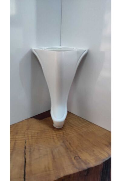 fds 20cm Beyaz Yunus Mobilya Çekyat Ayağı Ürün 1.sınıf Garantili Üründür (kır...