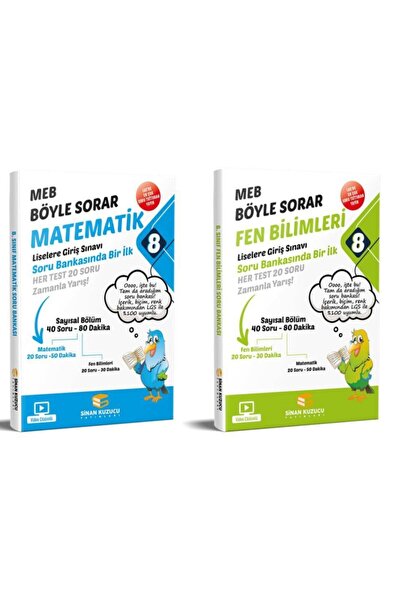 SİNAN KUZUCU YAYINLARI 8.sınıf Matematik, Fen Bilimleri Sinan Kuzucu Soru Ban...