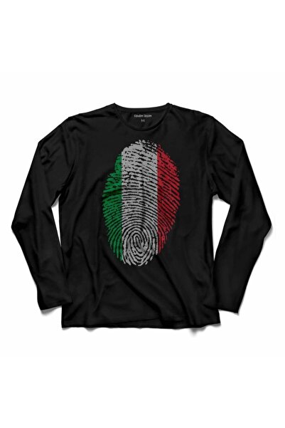 Kendim Seçtim Italijanska zastava Logo italijanske zastave Otisak prsta Majic...