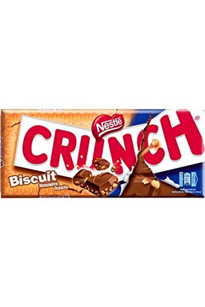 Nestle Nestlé Crunch Biscuit Chocolate Bar - 100gr Menşei Almanya