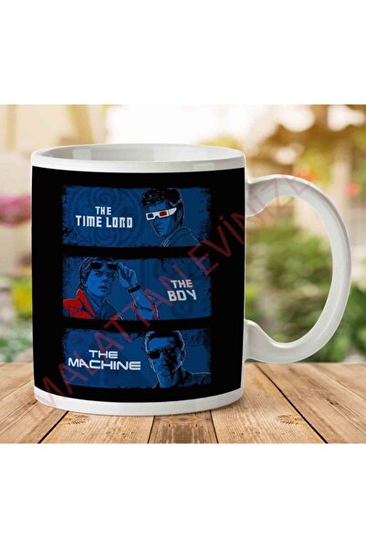 ART HEDİYE Time Traveler Club Doctor Who Back To The Future Terminator Two Si...