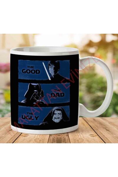 ART HEDİYE The Good The Dad And The Ugly Star Wars Two Sided Printed Mug