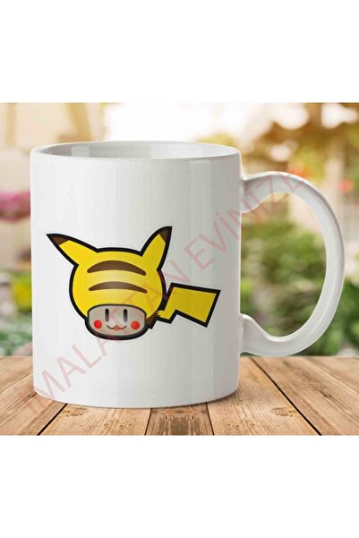 ART HEDİYE كوب سوبر ماريو ماشروم بيكاتشو بوكيمون مطبوع على الجانبين