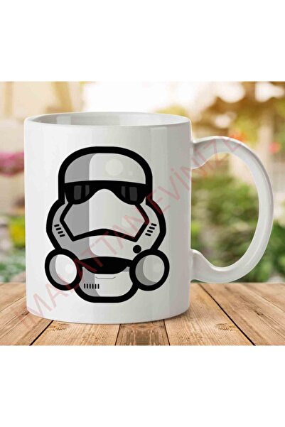 ART HEDİYE كوب سيمبلر ستورم تروبر ستار وورز مطبوع على الجانبين