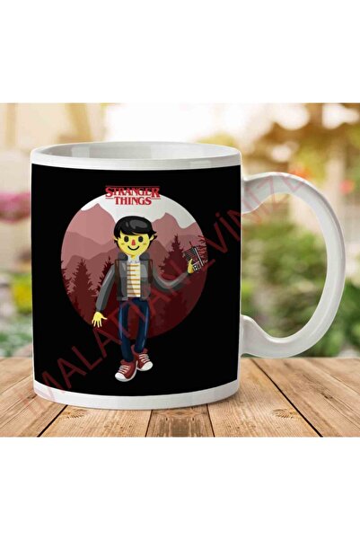 ART HEDİYE كوب مطبوع على الجانبين من Stranger Things Mike Big