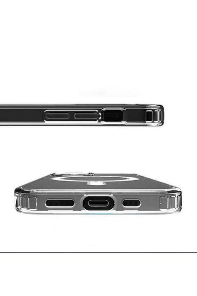 Fuchsia جراب متوافق مع هاتف Iphone 13 Mini من Tacsafe متوافق مع الشحن اللاسلكي وغطاء شفاف متوافق مع الشحن اللاسلكي