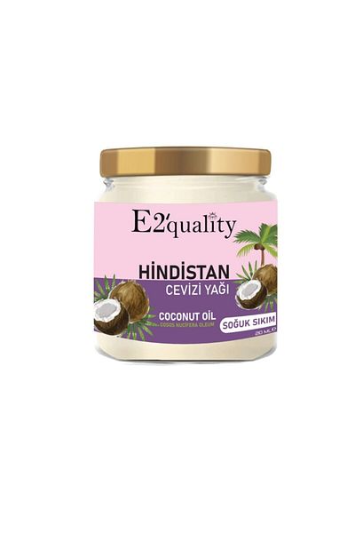 E2'quality Pure Natural Coconut Oil Cold Pressed 210 ml