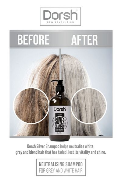 Dorsh Anti-Orange Purple Shampoo Silver Shampoo 500 ml