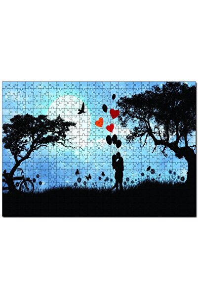 Cakapuzzle Valentine's Nature Balloon Heart 255 Piece Puzzle Jigsaw Puzzle Md...