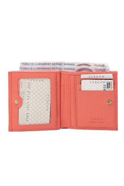 Tergan Red Leather Women's Wallet 05627d0j
