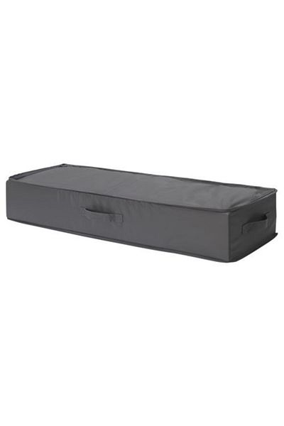 IKEA Zippered Storage Box 90X30X15Cm Ikea under Bed Pillow Bed Sheet Box for Duvet Cover Storage Polyester