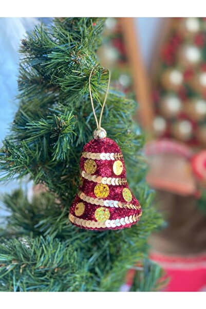 QUEEN AKSESUAR Новогодишна специална колекция с дизайн Блестяща червена златн...