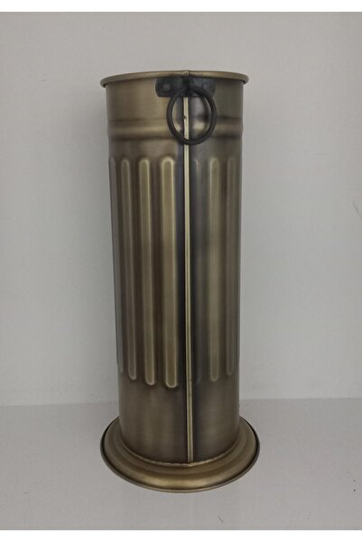 KOCHER Antik Renk Şemsiyelik Metal Kova 18xh50 Cm