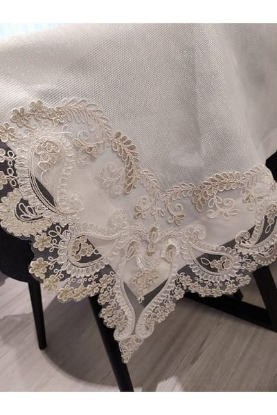 Çeyiz Bahçesi Față de masă din in Mencia 160&220