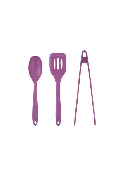 Tantitoni Silicone Cherry 3-Piece Large Serving Set