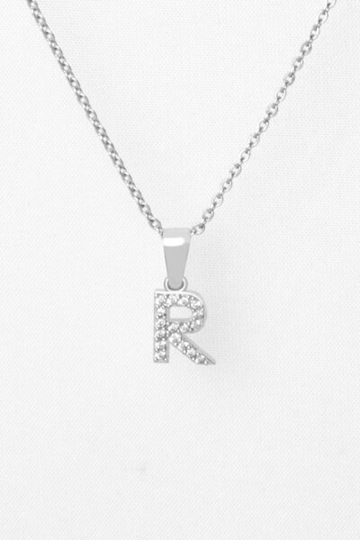 Sortie Aksesuar Zirkon Harf Kolye 002 R