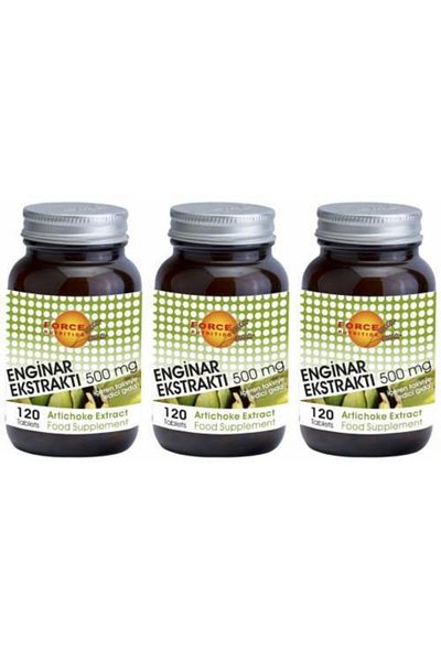 Force ArtichokeArtichokeExtract - 500Mg3x120 Tablets, Unflavored