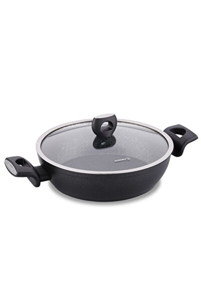 KORKMAZ A2945 Nora Granit Kısa Tencere 28x7