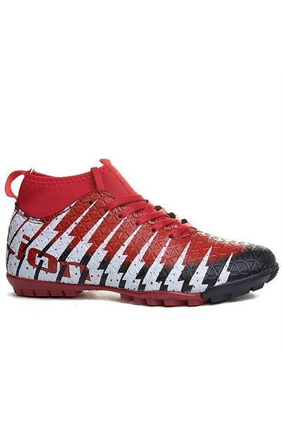 Lion Black Red Socked Football Shoes 1453