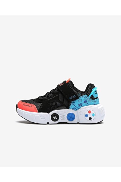 SKECHERS حذاء رياضي أسود للأولاد من GAMETRONIX - كبير