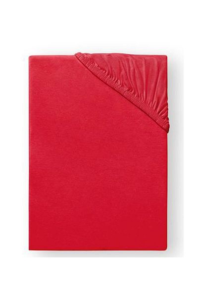 MERTİM Пениран чаршаф с единично прилепване, червен, 120*200