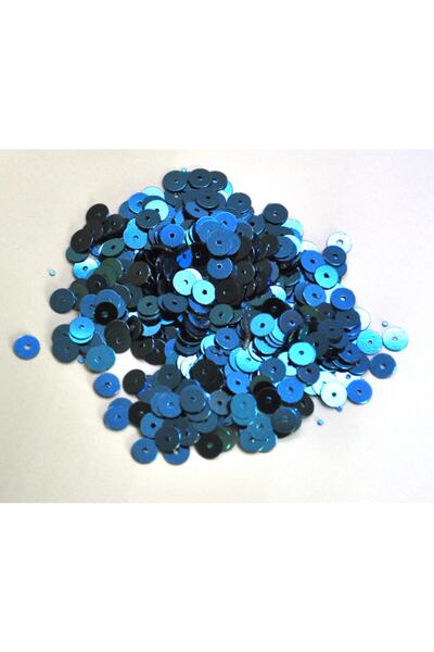 Bi hızlı Декоративен печат 6 мм (с център) 10 грама, син цвят