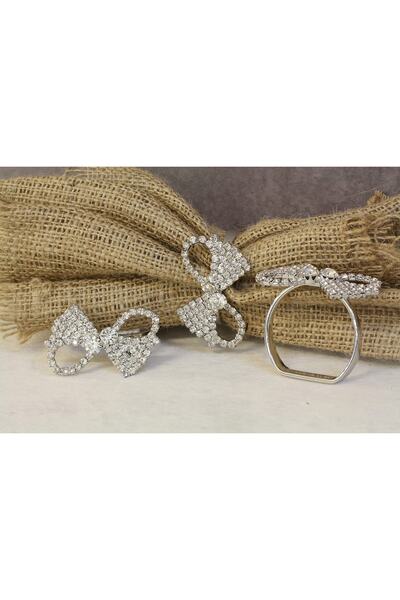 La Rose By D.veci Kurdela Figürlü 6'lı Peçete Yüzüğü