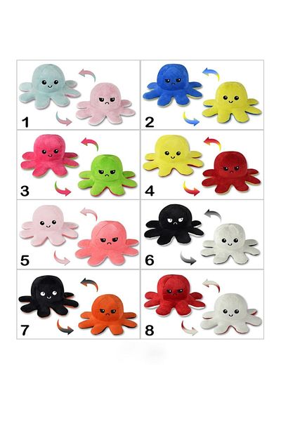 Halley Oyuncak Cute Two-Faced Octopus
