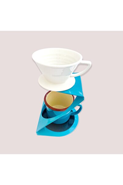 Hemeraİstanbul Alaçatı Turkuaz Filtre Kahve Demleme Standı Z Tip