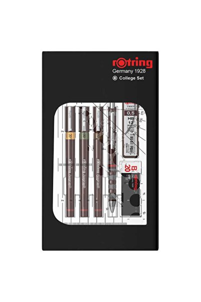Rotring Isograph Rapido Kalem Seti Pergelsiz (0.2-0.3-0.5) + Tikky