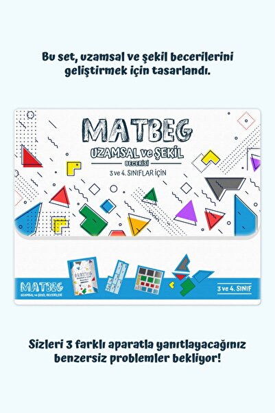 MATBEG Uzamsal Ve Şekil Becerilerileri 3 Ve 4.sınıflar Için