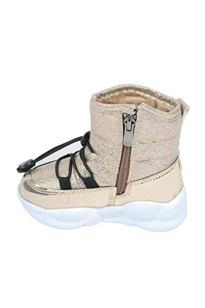 M.P. 2123327 Золоті черевики з термокурки для дівчинки
