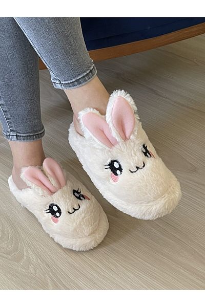 Akınal Bella Γυναικείες & Παιδικές Παντόφλες Rabbit House Παντόφλες