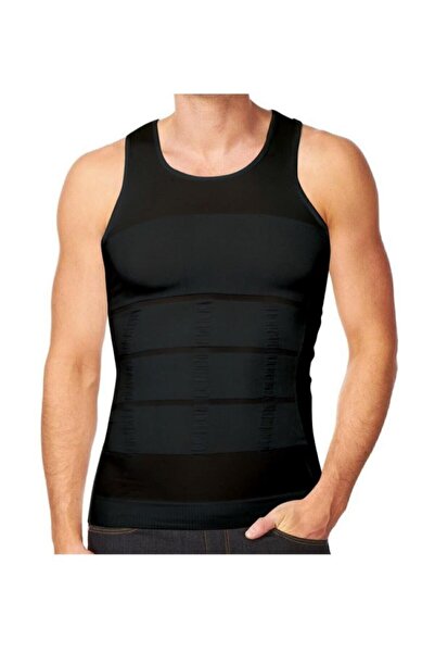 jilly jo Ανδρικό μαύρο εσώρουχο κορσέ Slim'n Lift 6012